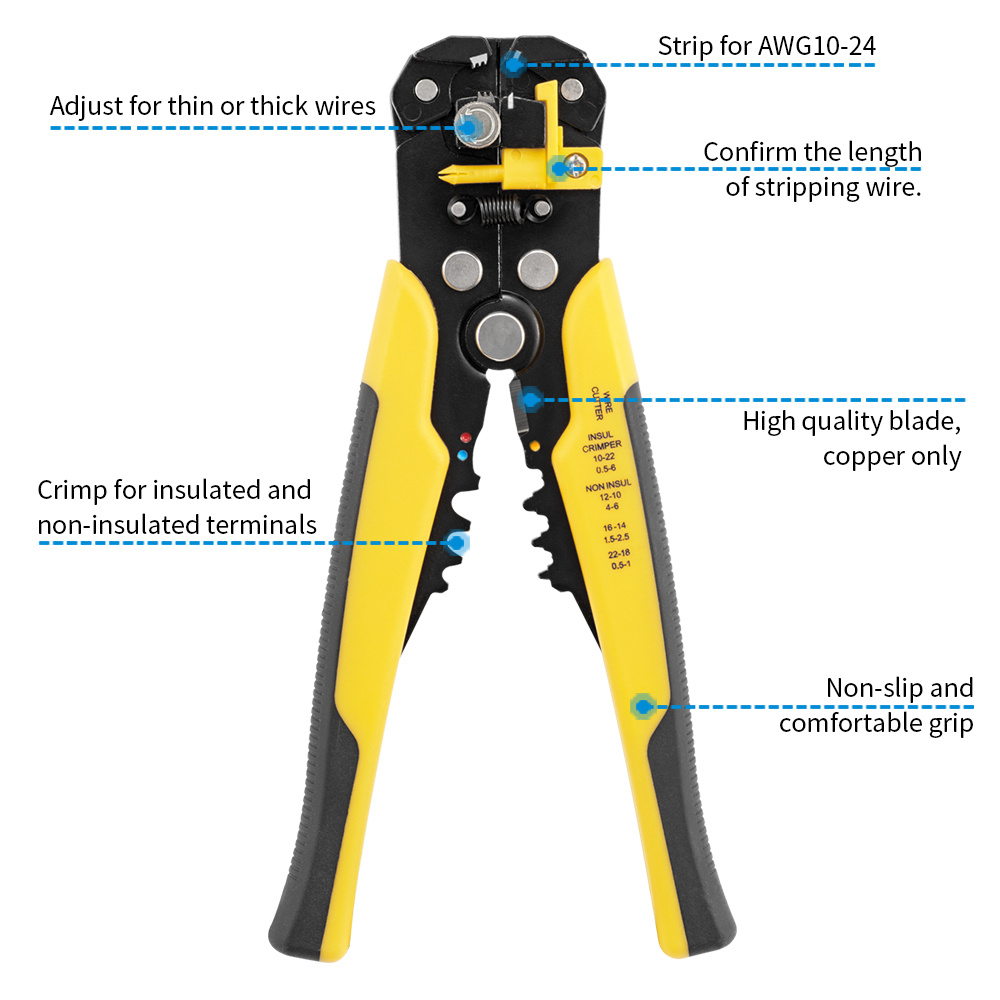 Wire Stripper Tools Multitool  - Automatic Wire Stripper Cutter review and price
