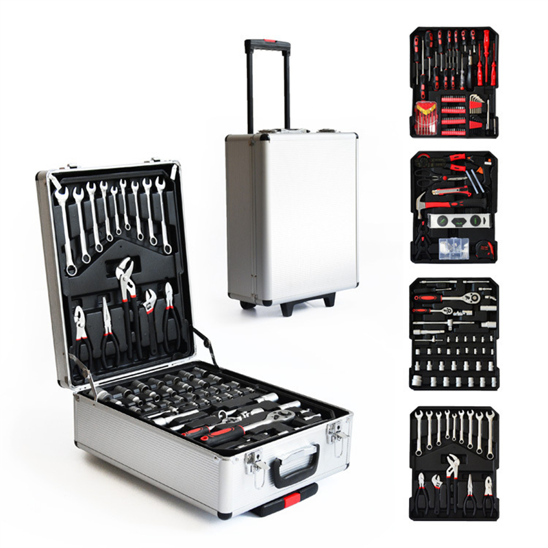186 Pieces Aluminum Case Troll - Hand Tools review and price