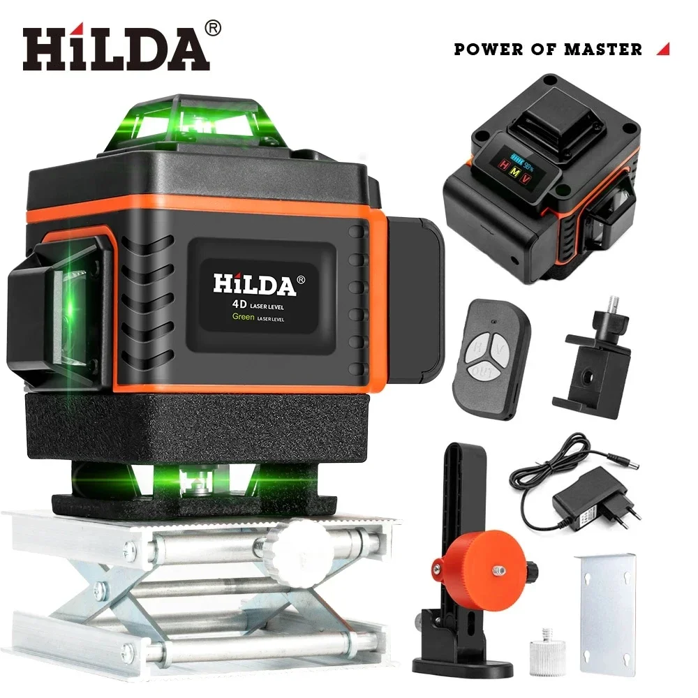 HILDA 16/12Lines 4D Laser Leve - Laser Level 16 Lines 4D Green review and price
