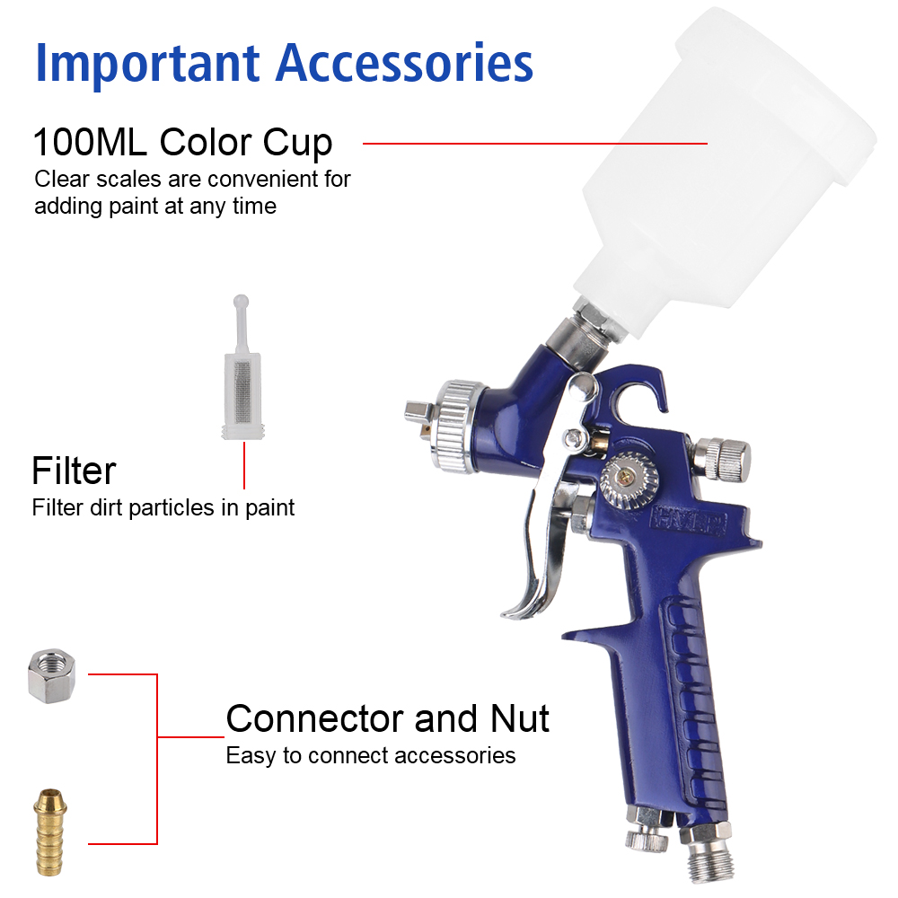 Mini Air Paint Spray Guns Mini - Airbrush Kit With Mini Compressor review and price