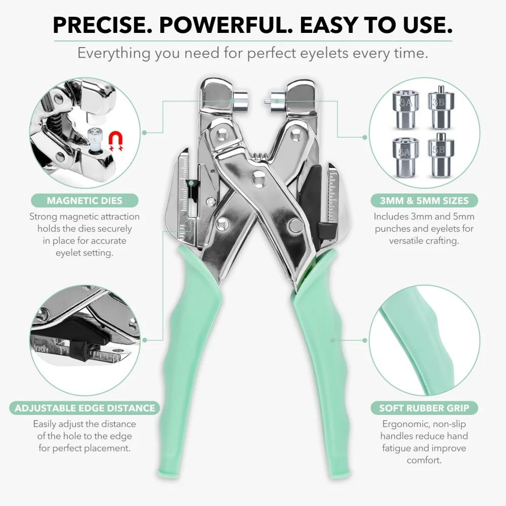 Grommet Tool Kit Handheld Hole - Hand Tools review and price