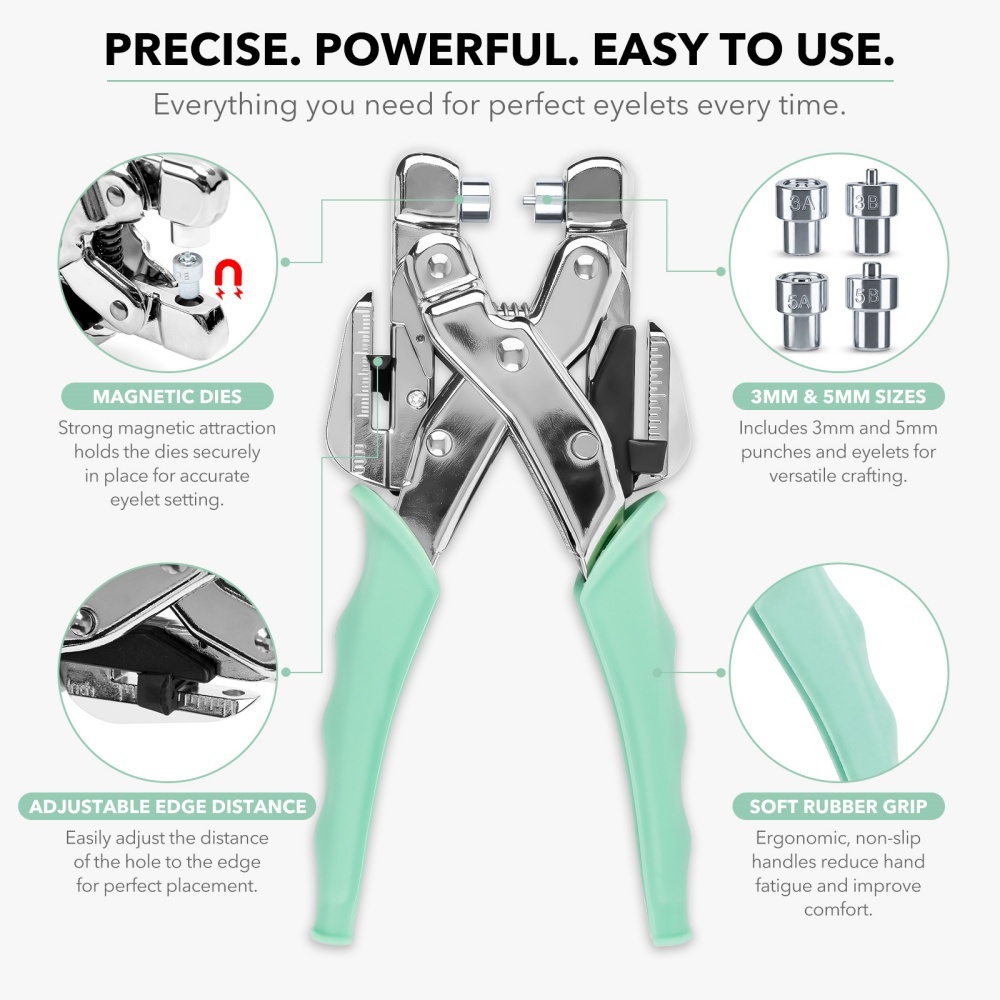 Grommet Tool Kit Handheld Hole - Hand Tools review and price