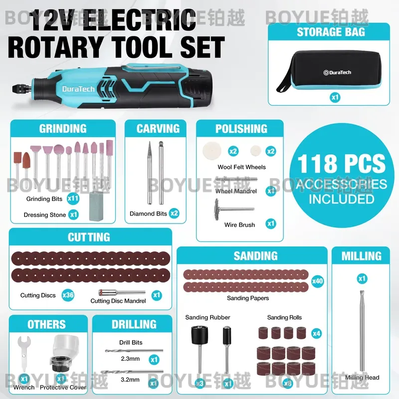 12V Cordless Rotary Tool 5000- - Cordless Rotary Tool Kit Accessories review and price