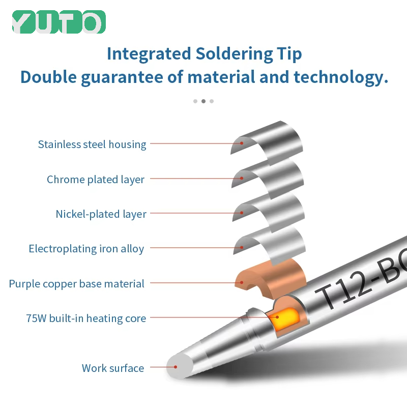 10pcs T12 Set Soldering Iron T - Digital Soldering Station T12 review and price