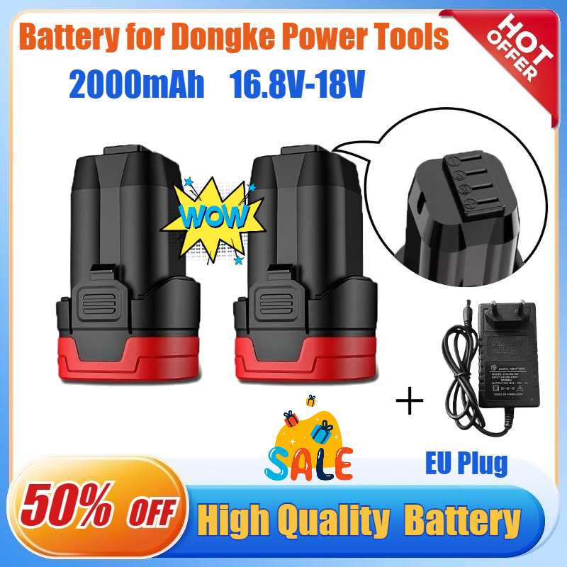 16.8V/18V 2.0Ah Battery for Do - Brushless Cordless Electric Drill 18V review and price