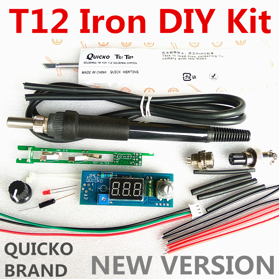 STC-T12 solder iron DIY kits/U - Digital Soldering Station T12 review and price