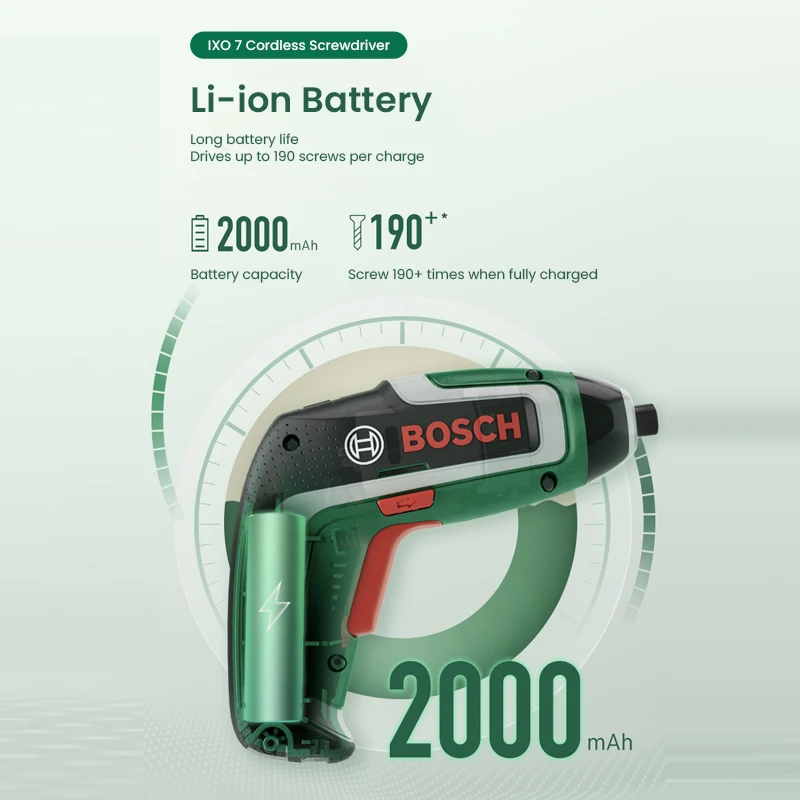 Bosch IXO 7 Cordless Screwdriv - Electric Screwdriver Rechargeable Usb review and price