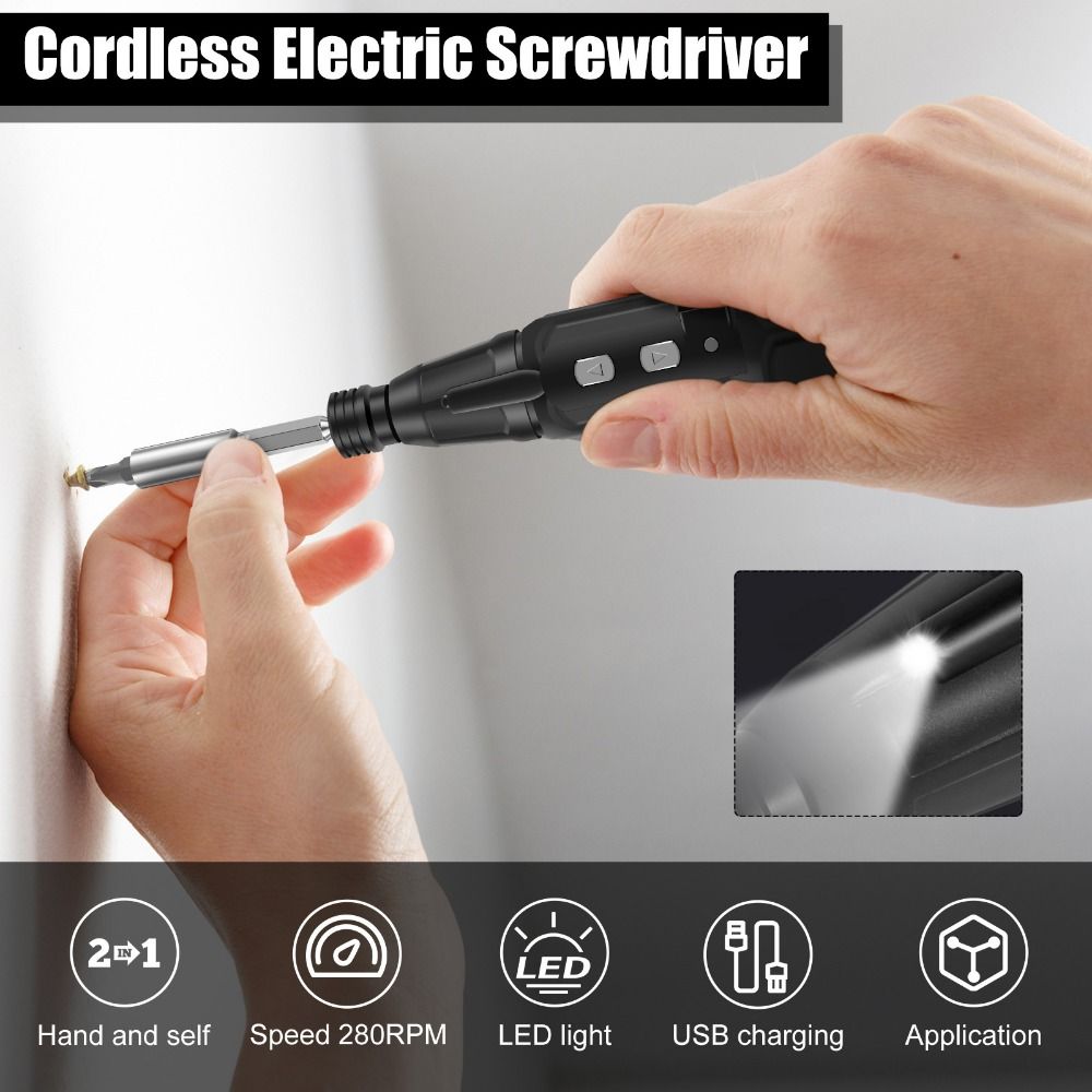 3.6V Electric Screwdriver with - Electric Screwdriver Rechargeable Usb review and price