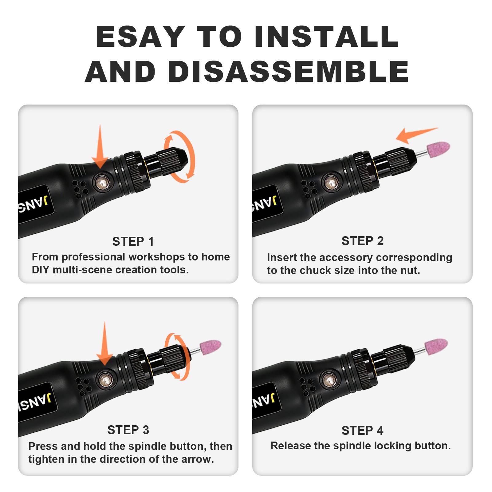 JANGKLIFE USB Cordless Rotary  - Cordless Rotary Tool Kit Accessories review and price