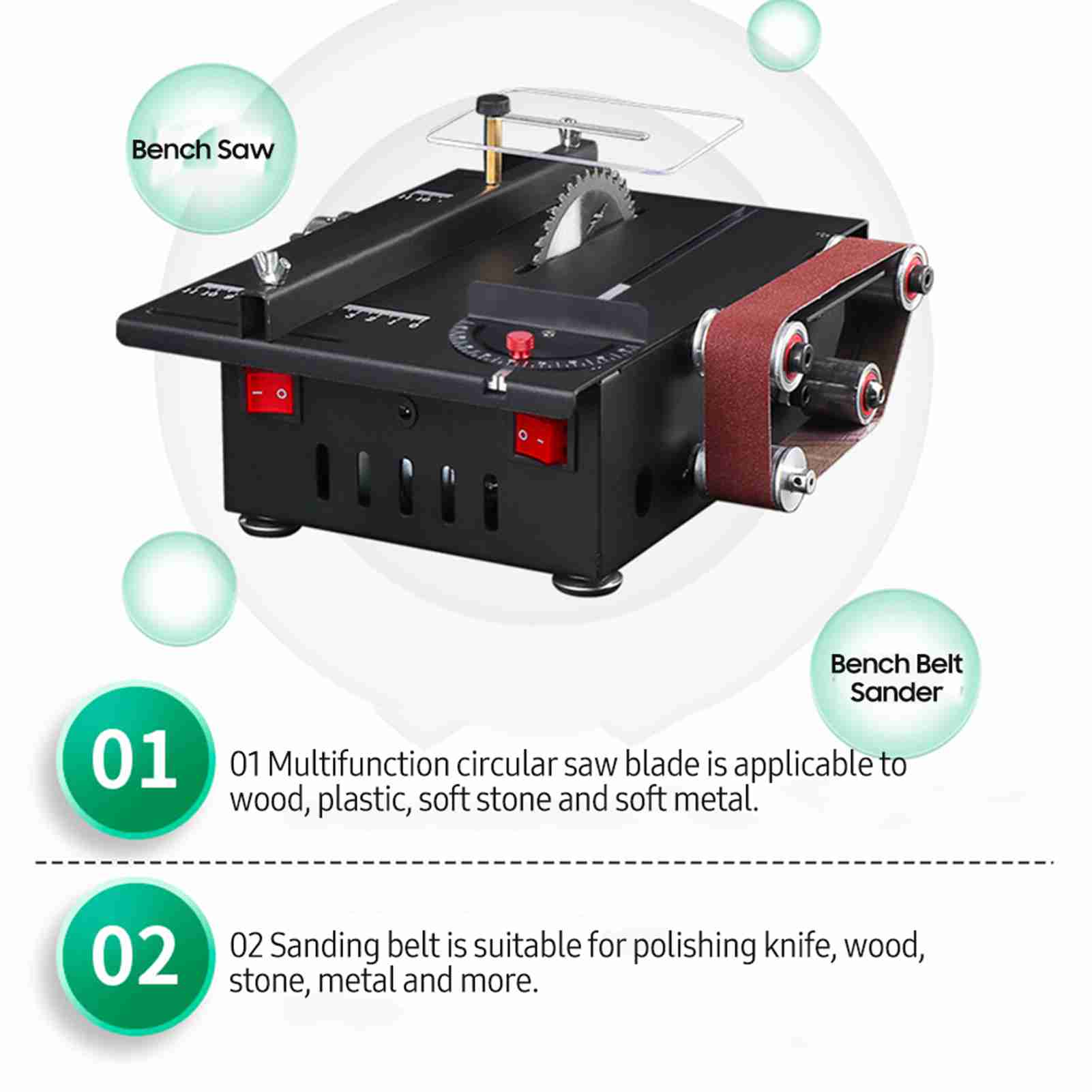 200W Mini Bench Saw and Belt S - Mini Table Saw For Woodworking review and price