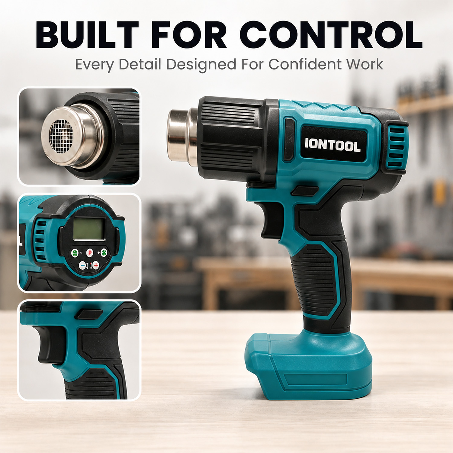 IONTOOL 250/500LPM 550℃ Cordle - Cordless Heat Gun For Shrink Tubing review and price