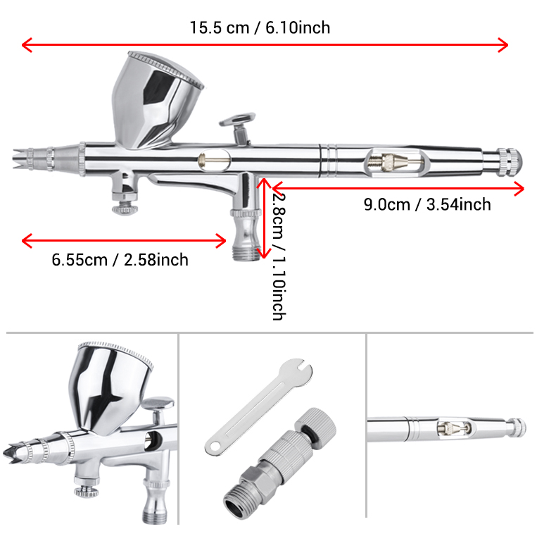 Gravity Dual-action Mini 9cc A - Airbrush Kit With Mini Compressor review and price