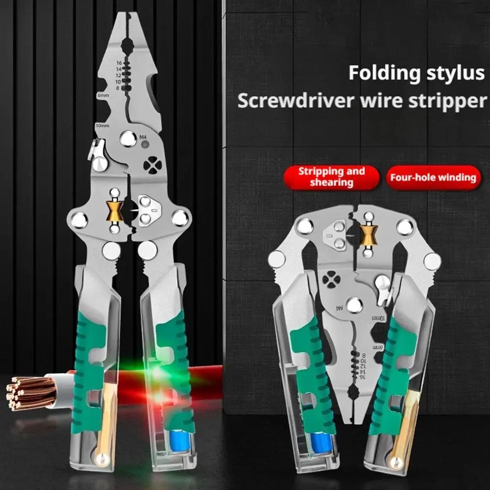Foldalbe Wire Stripping Pliers - Automatic Wire Stripper Cutter review and price