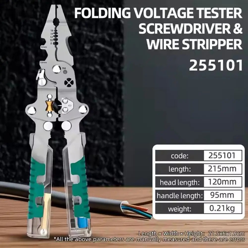 Foldalbe Wire Stripping Pliers - Automatic Wire Stripper Cutter review and price
