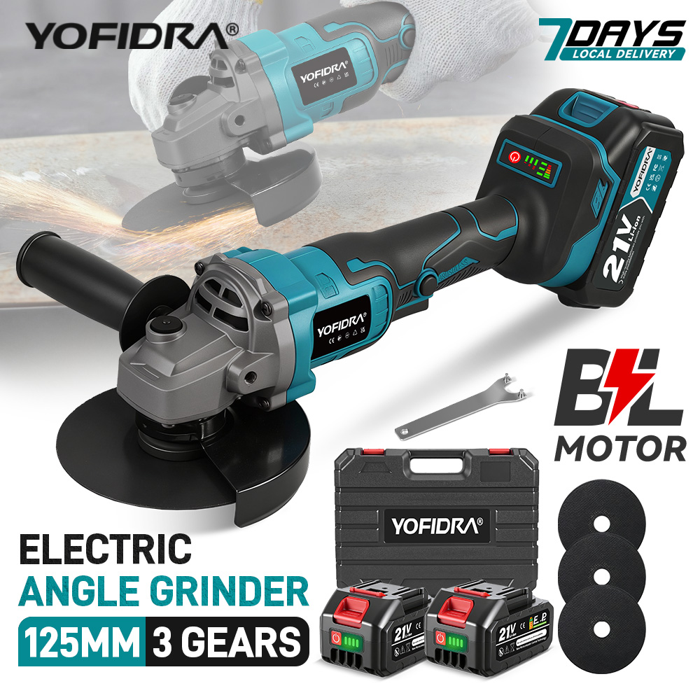 YOFIDRA 125mm Brushless Angle  - Brushless Angle Grinder Battery Powered review and price