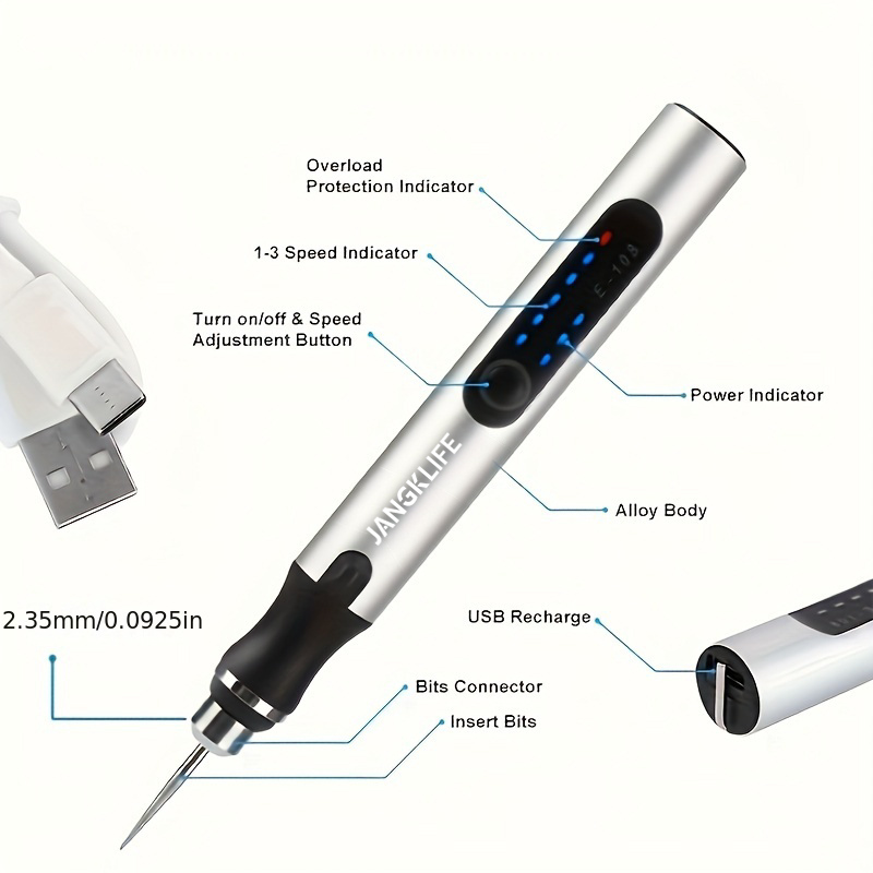 JANGKLIFE USB Cordless Rotary  - Cordless Rotary Tool Kit Accessories review and price