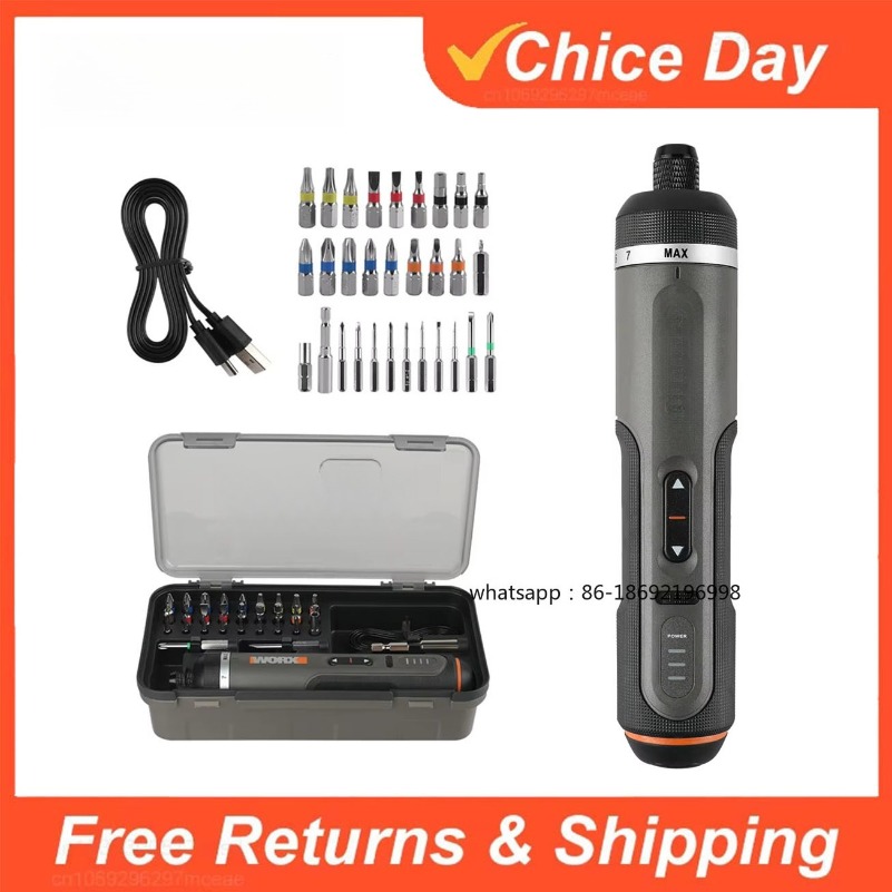 30 Bit Sets Power Tools WX242  - Electric Screwdriver Rechargeable Usb review and price