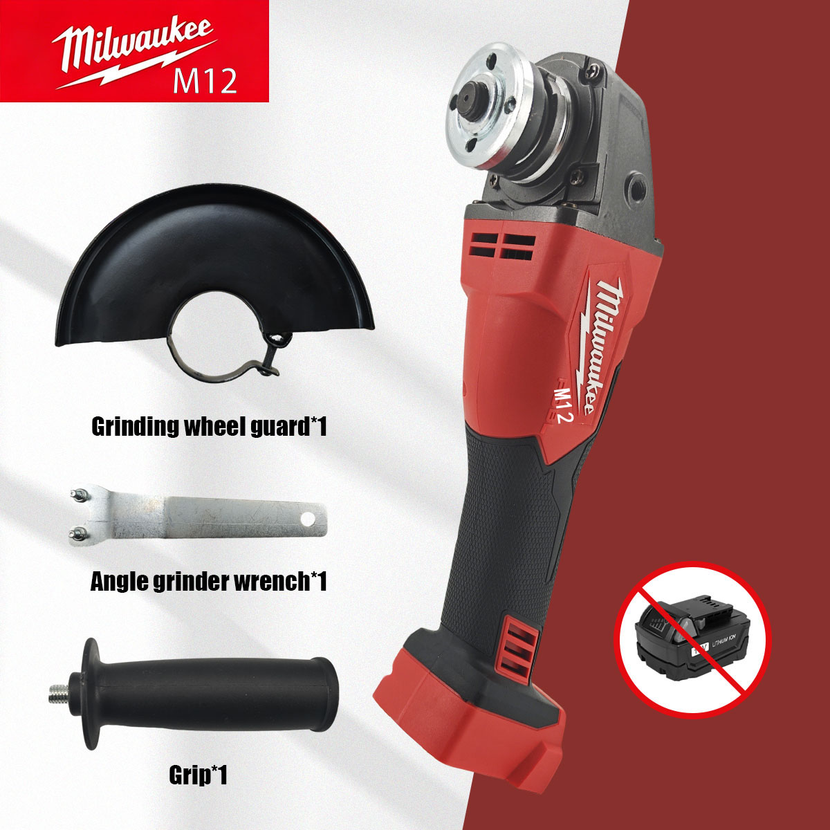MilwaukeeM12 M18 Brushless Ang - Brushless Angle Grinder Battery Powered review and price