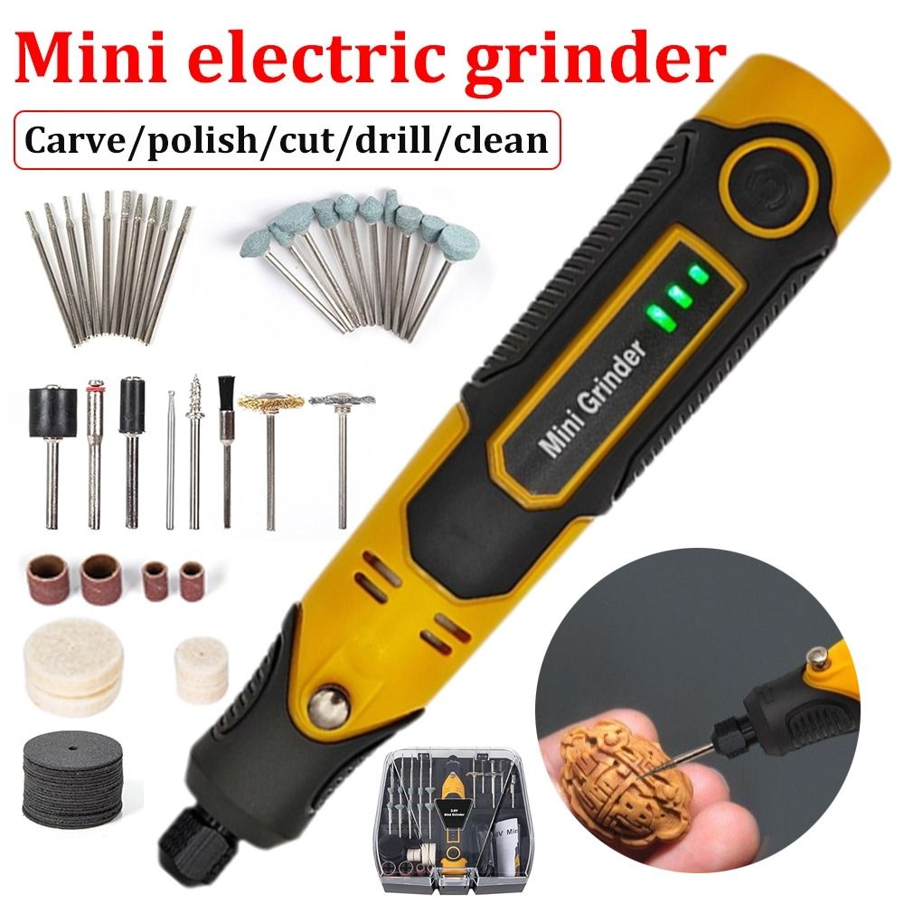 Cordless Mini Grinder 3 Speeds - Cordless Rotary Tool Kit Accessories review and price