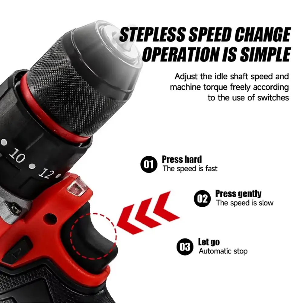 Small Electric Brushless Impac - Brushless Cordless Electric Drill 18V review and price