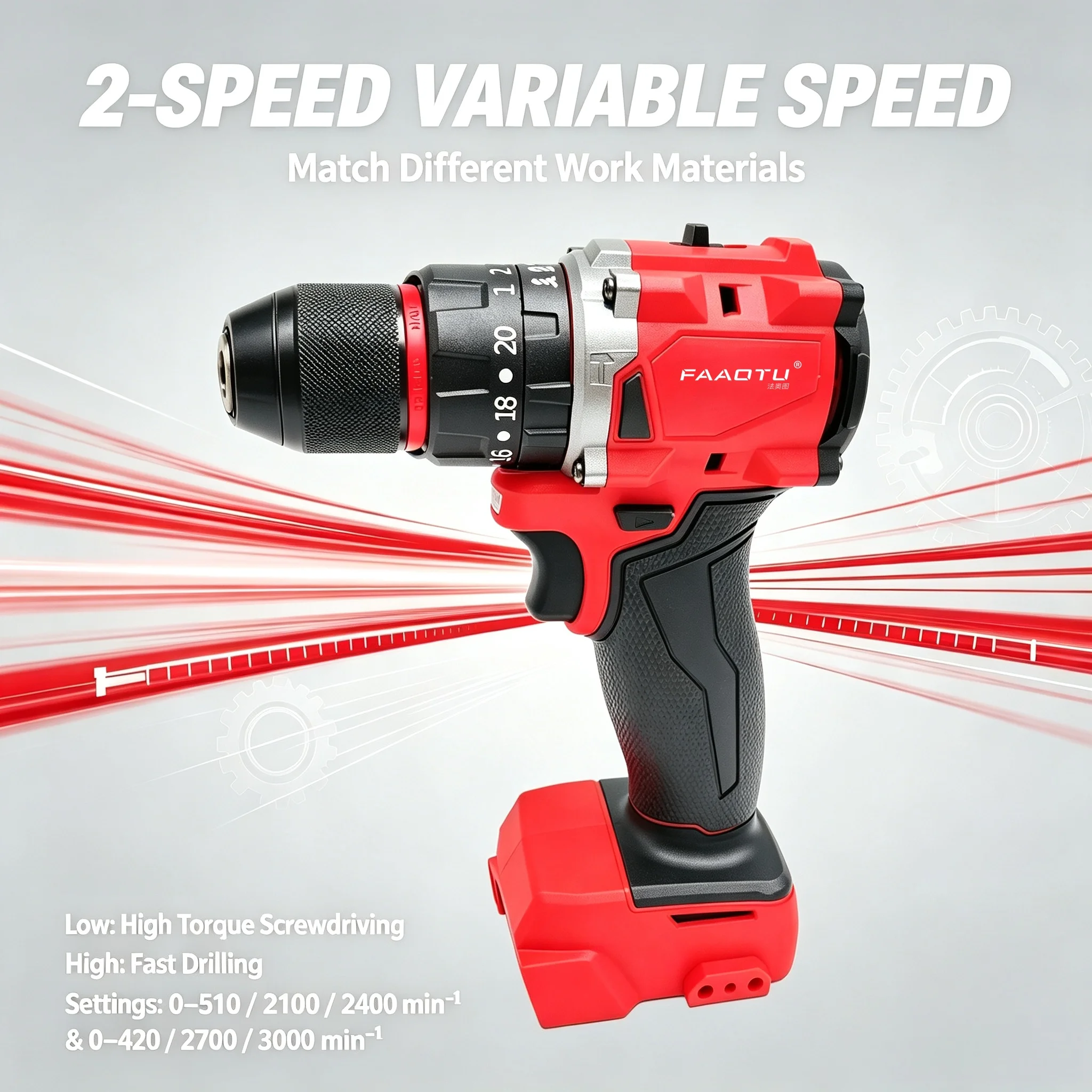 FAAOTU 18V Brushless Cordless  - Brushless Cordless Electric Drill 18V review and price